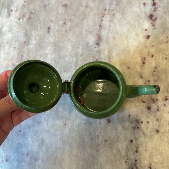 Vintage Enamelware Tea Kettle - Picture 3 of 5